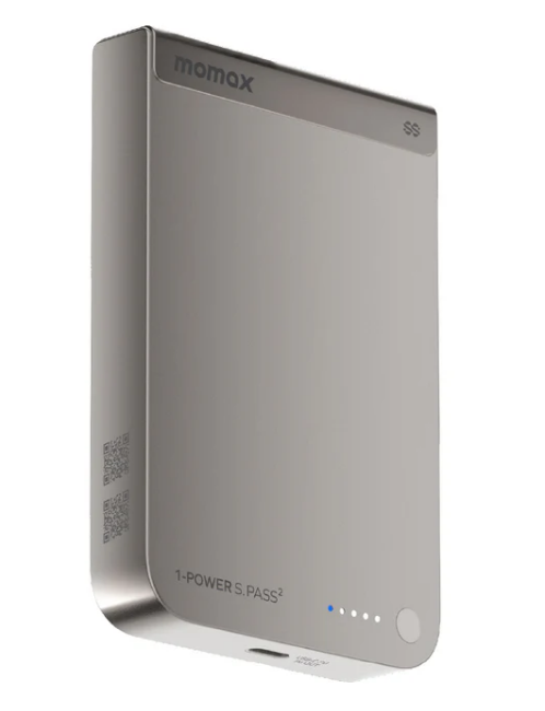 MOMAX 1-Power S.Pass2 半固態磁吸電源 10000mAh 鈦金