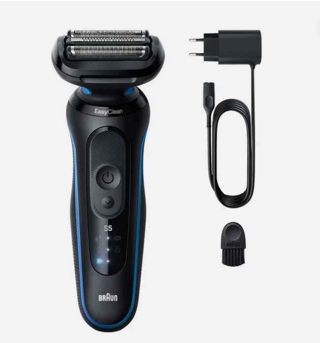 BRAUN [i]5系列乾濕兩用電鬚刨 52-B1000S 藍色