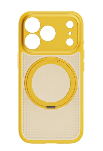 MOMAX iPhone 18 Pro SOMA Crystal Roller Case 磁吸保護殼 黃