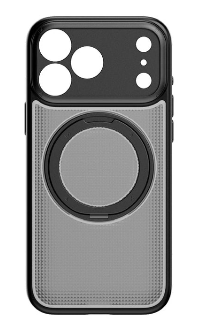 MOMAX iPhone 18 Pro Max SOMA Cystal RollerCase 磁吸保護殼 黑