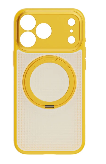 MOMAX iPhone 18 Pro Max SOMA Cystal RollerCase 磁吸保護殼 黃